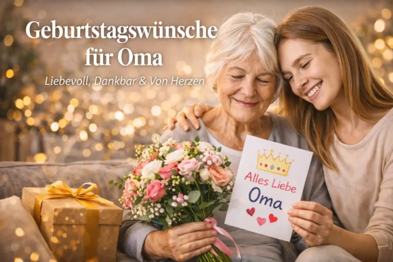 Geburtstagswünsche für Oma